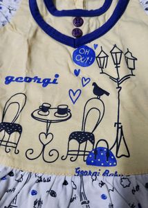 Cute Yelloe Dress | Georgi For Newborn