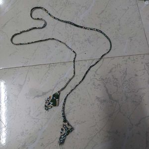 Patterned Long Sleeve Corset Kurti