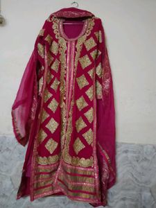 Kurta  Open Plazoo Dupatta