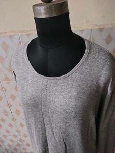 Gray Long Sleeve Tunic