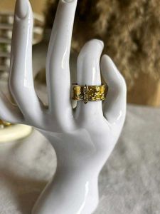 Gold Plated Statement Ring