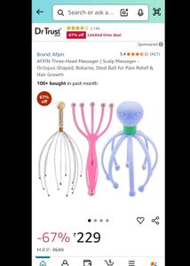 Scalp & Head Massager – Steel Ball Roller