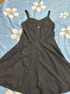 Mini Black Dress - Size - Small