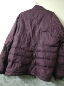 Burgundy Puffer Jacket
