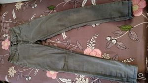 Skinny Grey High Waist Jeans