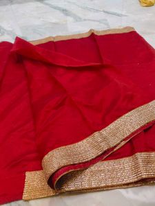 Organza  Saree With Blouse