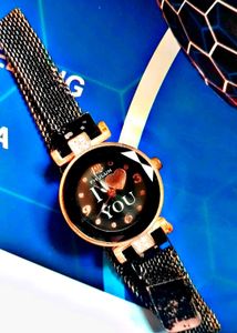 Elegant &#34;I Love You&#34; Watch