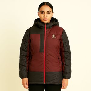Stylish Maroon & Black Jacket