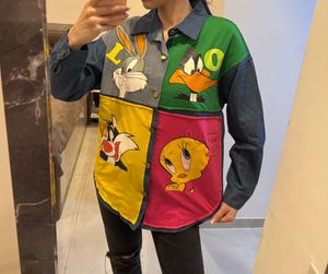 Looney Tunes Patchwork Oversized Shirt