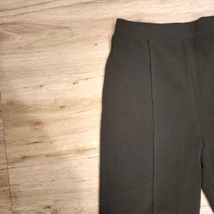 Black Women Straight Trousers