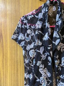 Sheer Netted Shrug