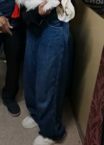 Stylish Denim Jeans &amp; Black Top