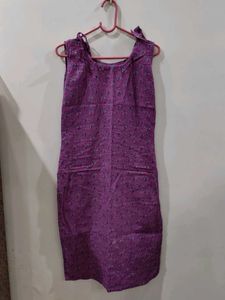 Purple Floral Dress
