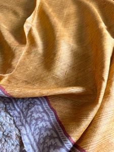 100% Pure Mulberry Silk Colour Block Saree