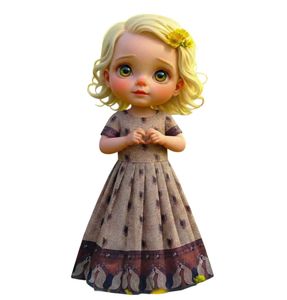 Cute Doll in Dress