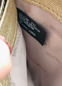 Michael Kors Pale Gold Continental Leather Wallet