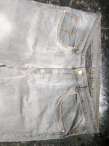 Gray Denim Jeans