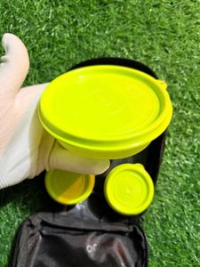 Combo &#34;Milton Premium Glass Tiffin Crystal bottle