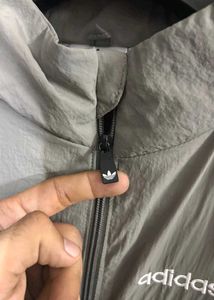 ADIDAS ORIGINALS GREY WINDCHEATER JACKET M(40)