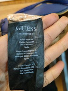 Chic Blue Guess Crossbody Bag✨