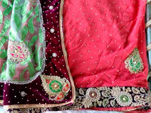 Heavy Embroidered Saree