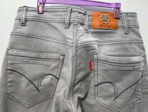 Gray Denim Jeans