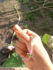 Pink Beaded Bracelet