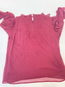 Maroon Madame Top