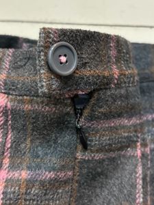 Korean style Plaid Mini Skirt