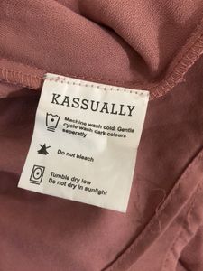 (Kasaually)Peach Casual Dress(Women’s)
