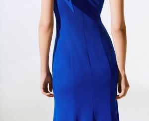 Elegant Blue One-Shoulder Gown