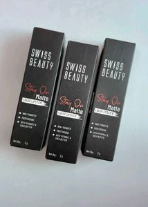 Swiss Beauty Stay On Matte Lipstick