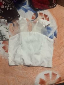 Crop Top Of White Color