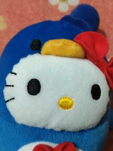 Hello Kitty In Penguine Costume Plushie Soft Toy