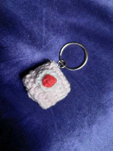 Cute Cake Roll bag charm and Keychain