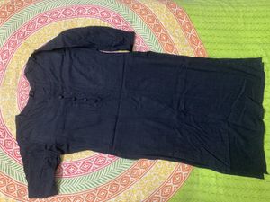 Black Kurti with Buttons