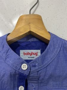 Boy&#39;s Blue Casual Shirt