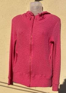 Pink Zip-Up Hoodie
