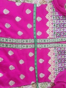 Pink Embroidered Kurti