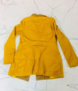 Stylish Mustard Women's Coat
