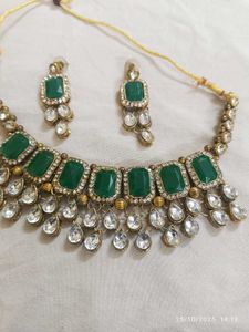 Emerald Green Necklace Set