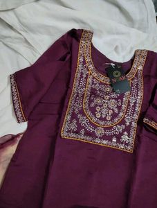 Completely New Kurta Pant Dupatta 3pc Set