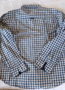 Men&#39;s Blue &amp; White Checkered Shirt