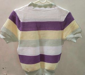 Striped Knit Top