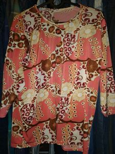 Floral Long Sleeve Top Large size 36- 38 inches