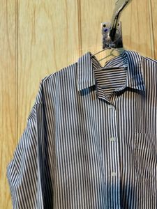 Striped Button-Down Shirt