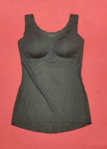 Women Vest Seamless Solid Color Chest Pads