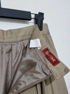 Korean Kaki Midi Skirt (Imported)