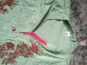 Elegant Green Kurta(XXL)