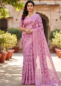 Elegant Floral Saree